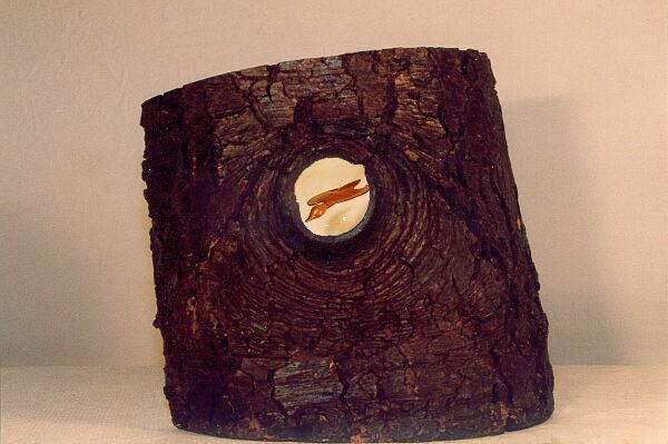 Picture frame in Cedar bark