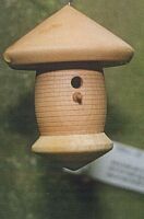 miniature birdbox; Ø 4,5 x 5,5 cm