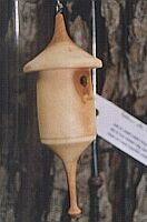 miniature birdbox; Ø 3 x 8 cm