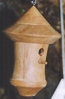 miniature birdbox; Ø 3,5 x 5,5 cm