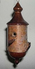 miniatuurvogelhuisje van Boudewijn de Jong
